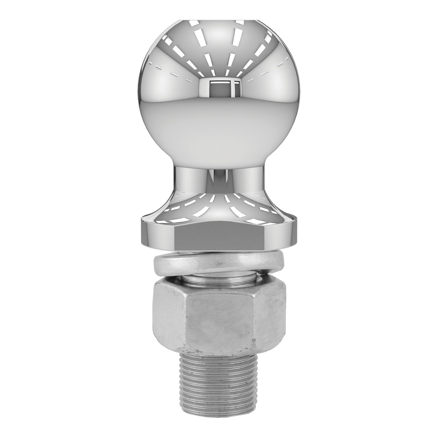 CURT 40038 Trailer Hitch Ball Chrome, 12,000 lbs, 2-Inch Diameter, 1 x 2-1/4-Inch Shank
