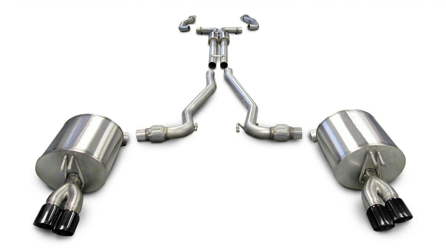 Cat-Back Exhaust System CORSA 14950BLK with X-Pipe