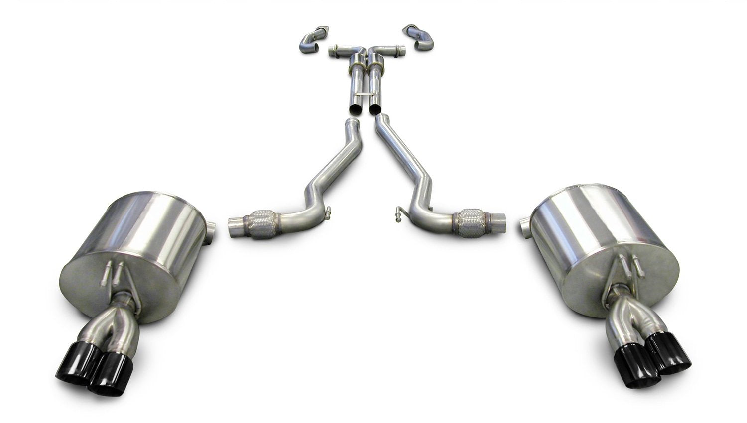 Cat-Back Exhaust System CORSA 14950BLK with X-Pipe