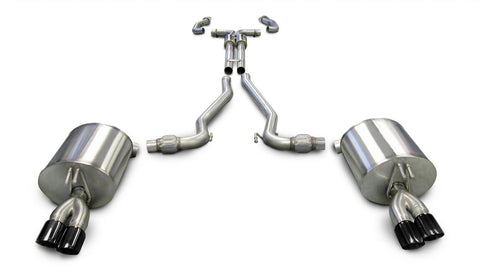 Cat-Back Exhaust System CORSA 14950BLK with X-Pipe
