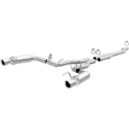 Performance MagnaFlow Exhaust System 19191: Cat-Back, Competition Series, Compatible with 2015-2023 Ford Mustang, Dual Split Rear Exit Style