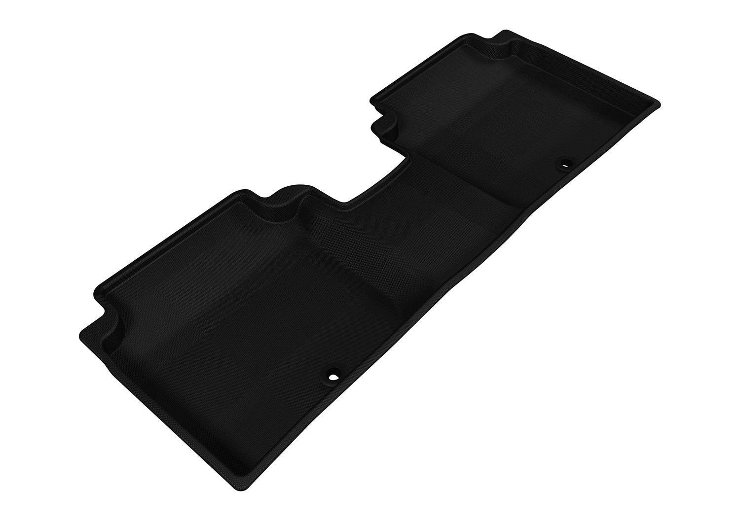 Second Row 3D MAXpider Custom Fit Floor Mat for Select Hyundai Elantra Models - Kagu Rubber (Black)