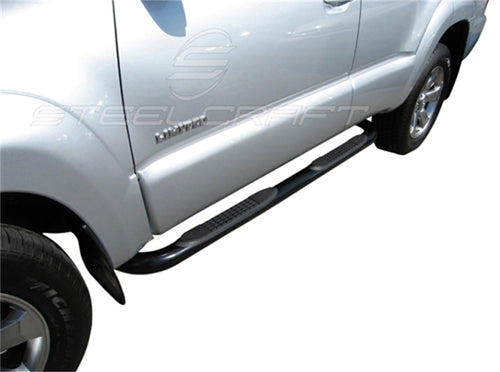 3 in. Round Side Bar Steelcraft Black Powdercoat 3 in. Round Side Bar