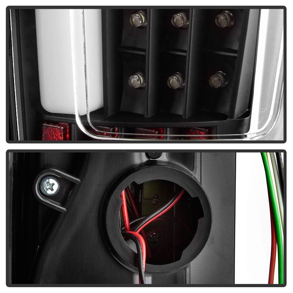 LED Tail Lights Xtune (ALT-ON-CCO04-LED-BK), Black