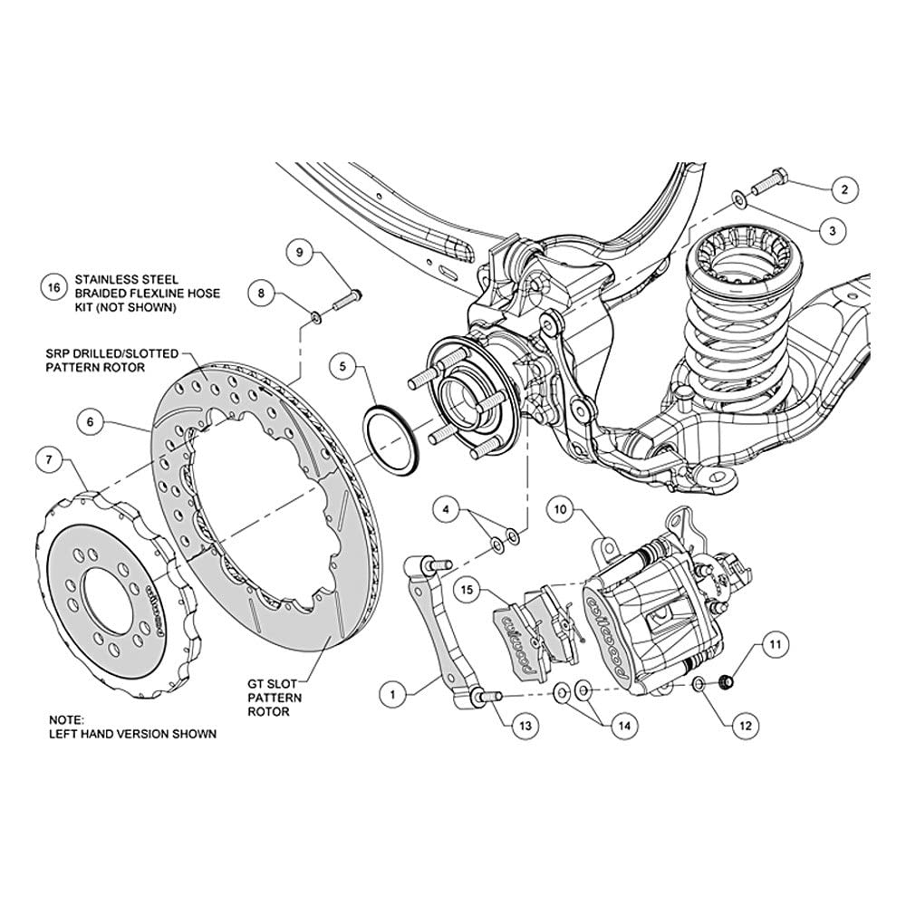 Rear CPB Kit, 12.88"