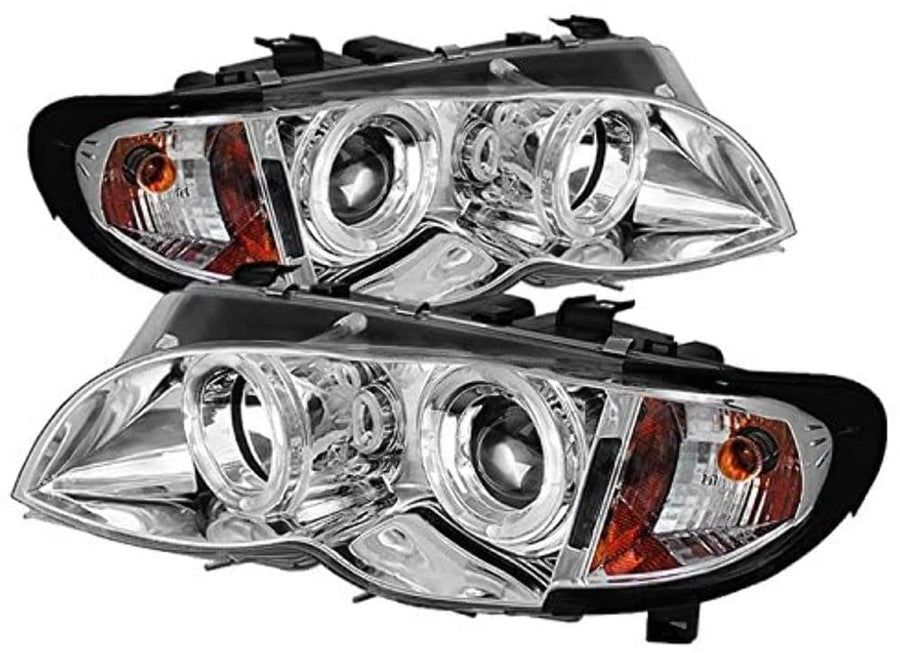 Chrome/Smoked Spyder Auto 5042422 LED Halo Projector Headlights