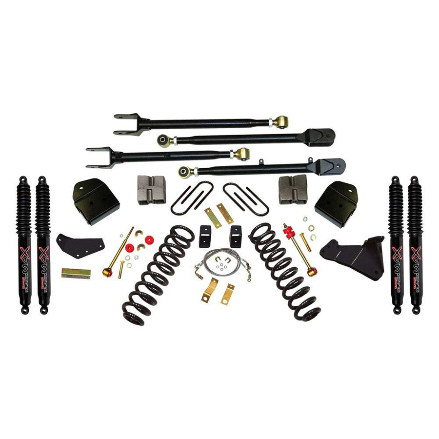 Skyjacker Suspension Lift Kit F54024K-B w/Shock Black MAX Shocks 4 in. Lift 4-Link Conversion
