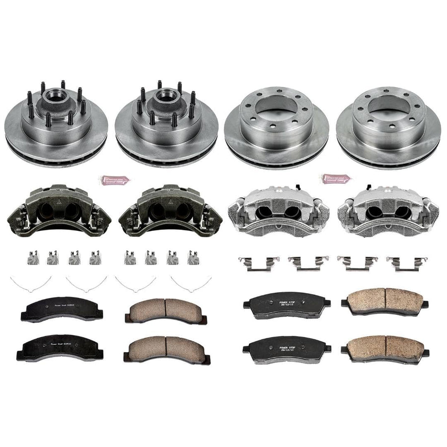 Power Stop 1-Click KCOE1894 Autospecialty Brake Kit with Calipers OE Replacement