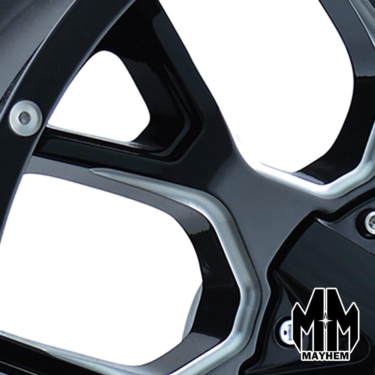 Warrior Mayhem 8015 Black Wheel with Milled Spokes (20x9"/8x180mm)