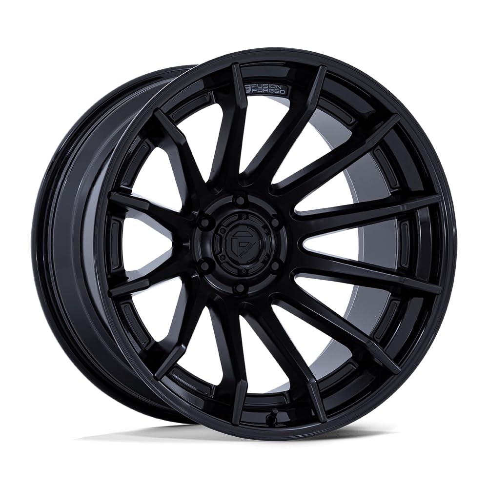 FUEL OFF-ROAD 22X12 FC403 BURN 6X5.5 4.77-44mm MATTE BLACK WITH GLOSS BLACK LIP - FC403MX22126844N