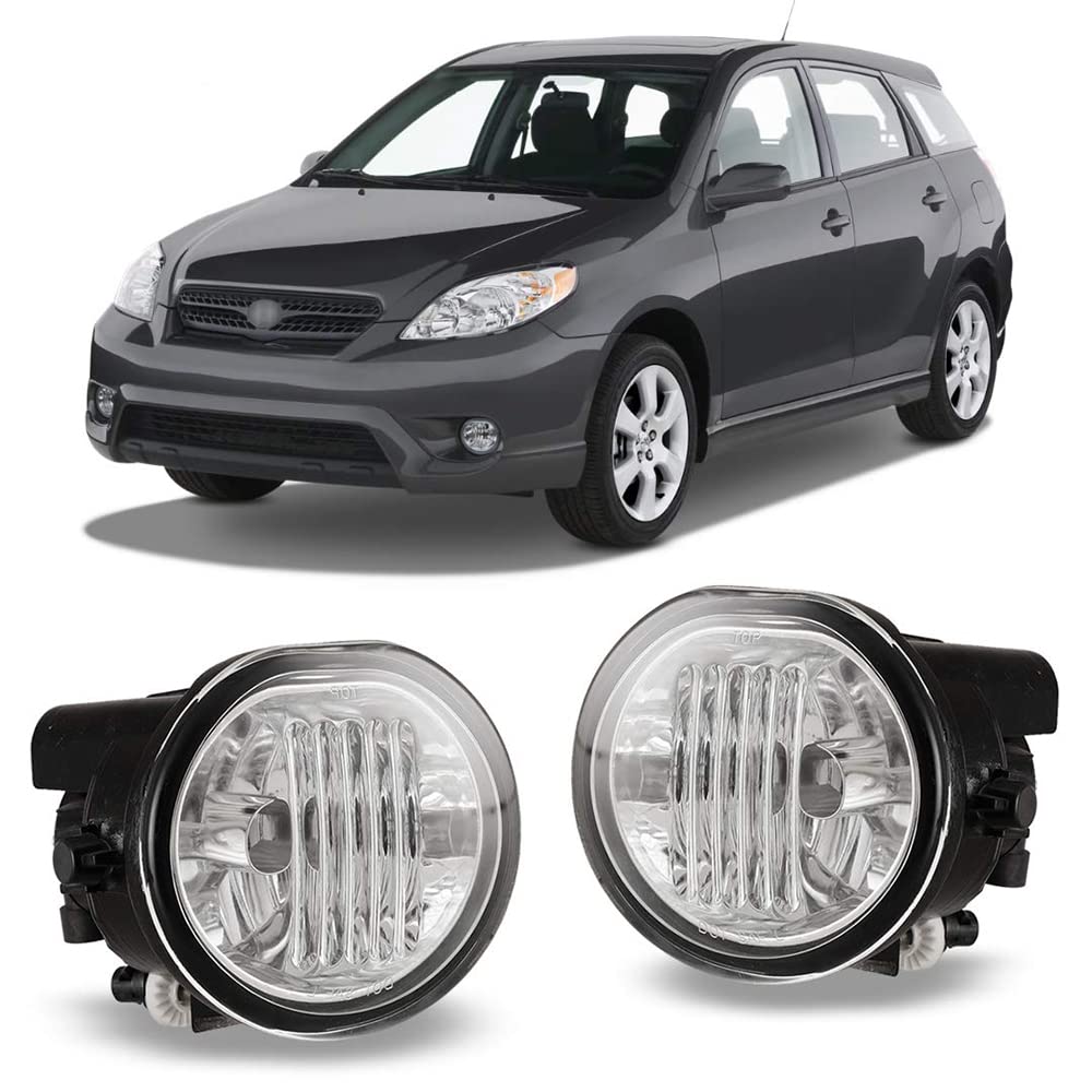 OEM Series Winjet for [2003 2004 2005 2006 2007 2008 Toyota Matrix/Pontiac Vibe] Driving Fog Lights + Switch + Wiring Kit