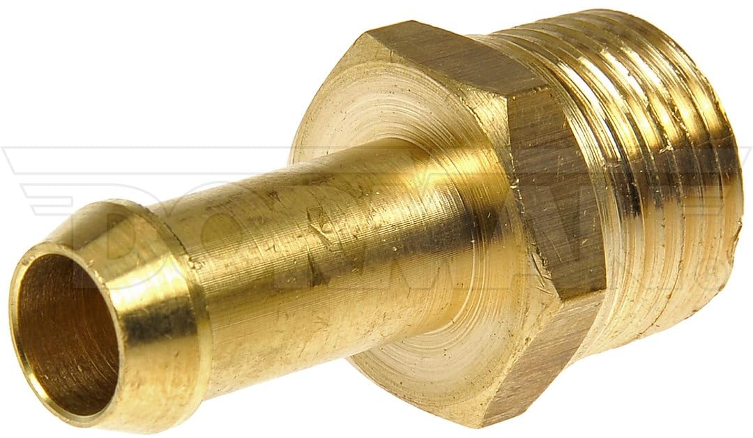 Dorman 785-406D: Fuel Fitting Hose - Male Connector - 3/8 In. X 3/8 In. MNPT