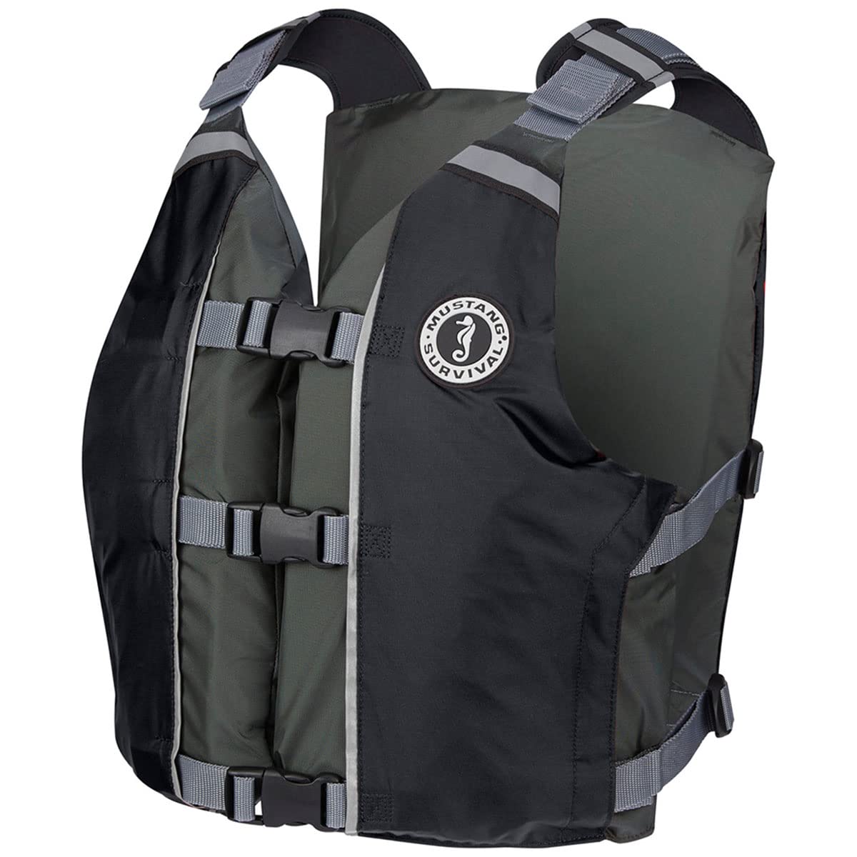 APF Foam PFD Mustang Survival (Gaia Foam) (Yellow-Gray)