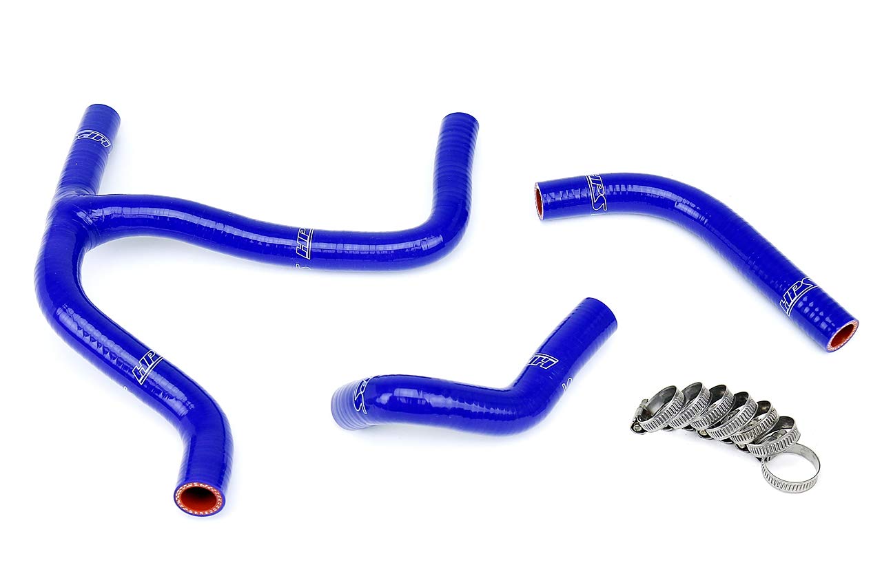 Blue HPS 57-1255-BLUE Silicone Radiator Coolant Hose Kit
