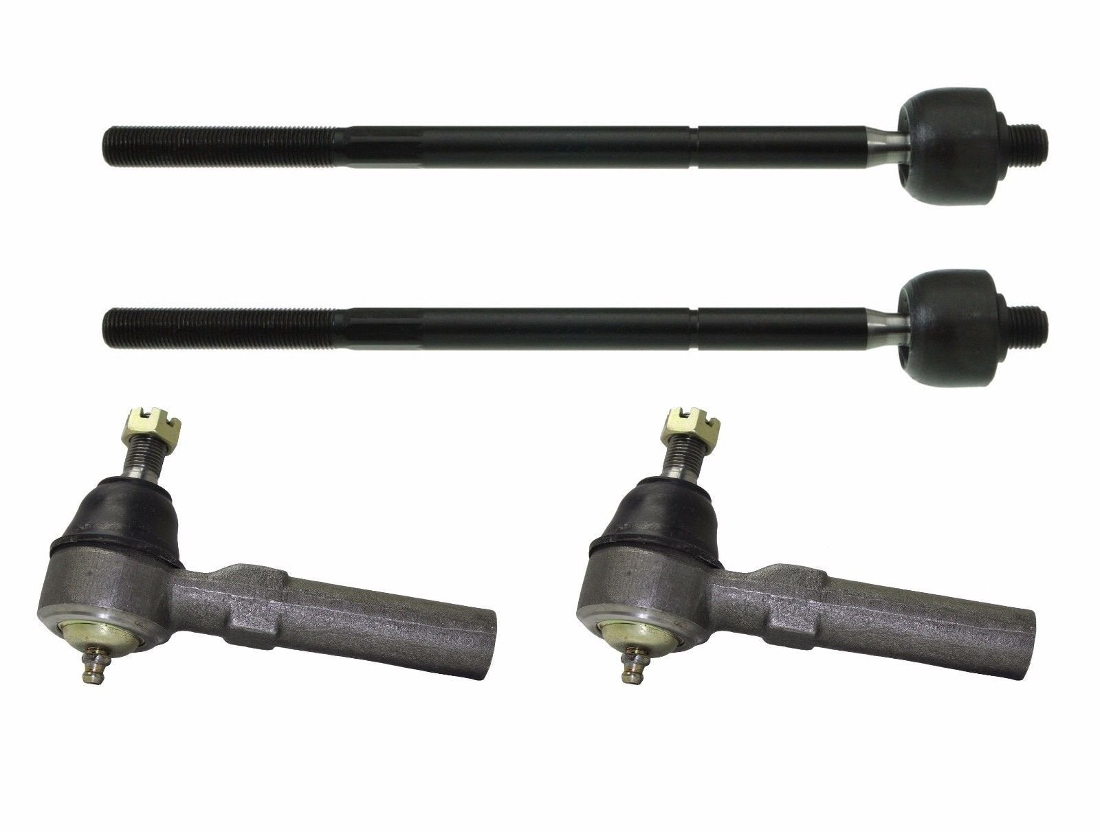 4 Pc Tie Rod Ends Suspension Kit ES3173 EV404 Compatible with 2000-2010 Chrysler PT Cruiser Dodge Neon - PartsW