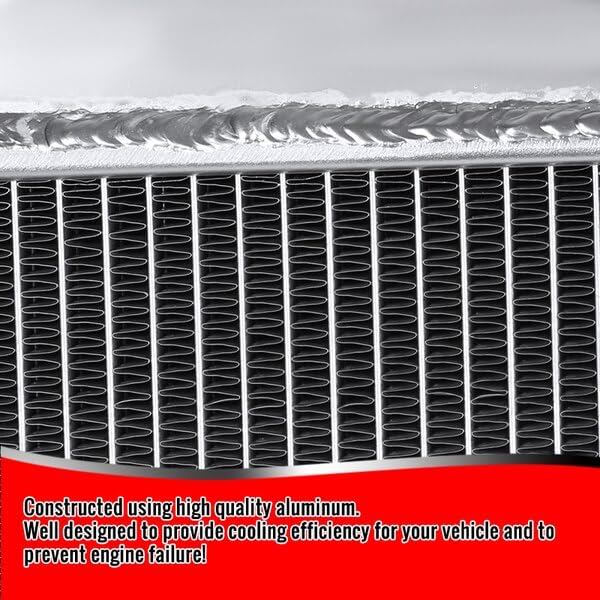 RAD3-F25083 SPEC-D TUNING V8 Diesel Radiator- 3 Core- Not Fit Gas Engine 88-94 Ford F250