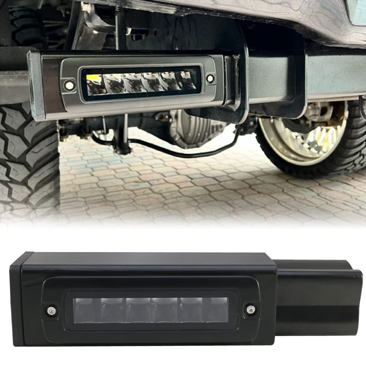 LED Flood Lighting Premier Hitch Bar Kit Fits 2011-2016 Ford F250-F550 Bolt-On
