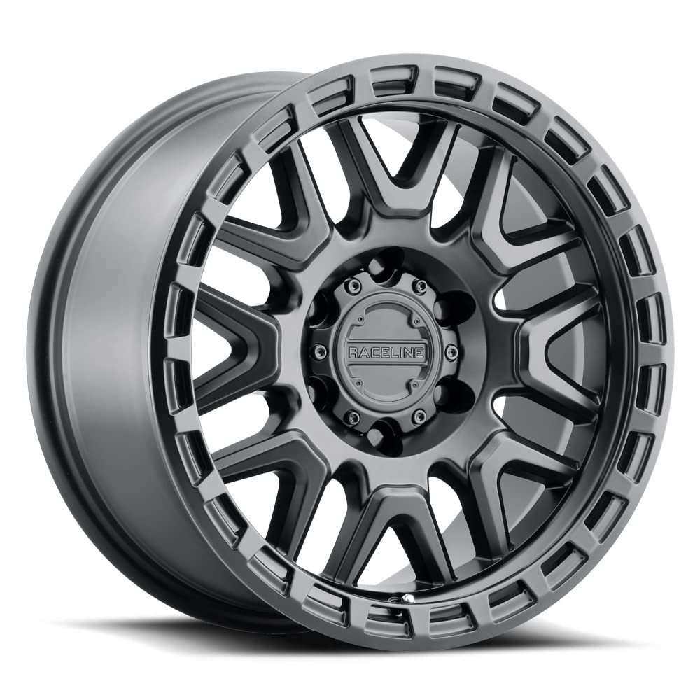 953B Raceline Wheels KRANK Satin Black Wheel (17 x 9. inches /8 x 165 mm, -12 mm Offset)