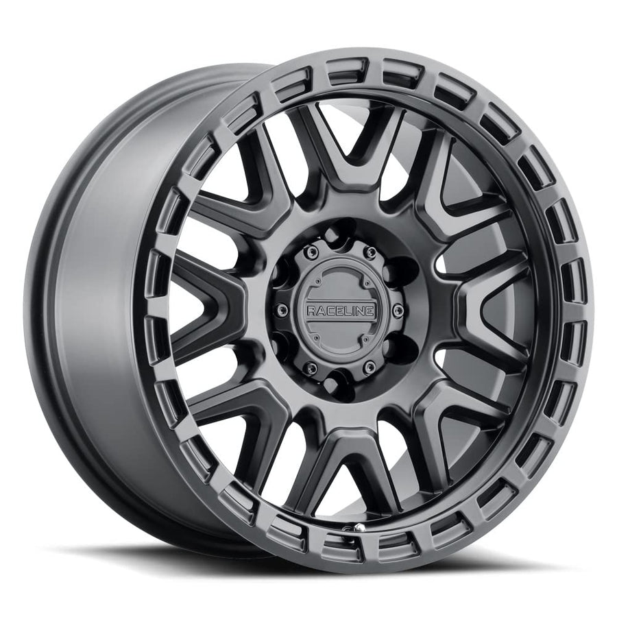 17X8.5 Raceline Krank Satin Black 6X139.7 0mm