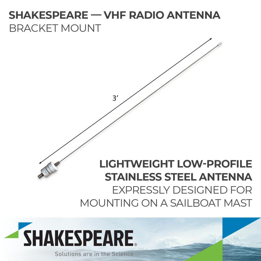 3-Feet Shakespeare VHF Antenna, 5215-C-X White