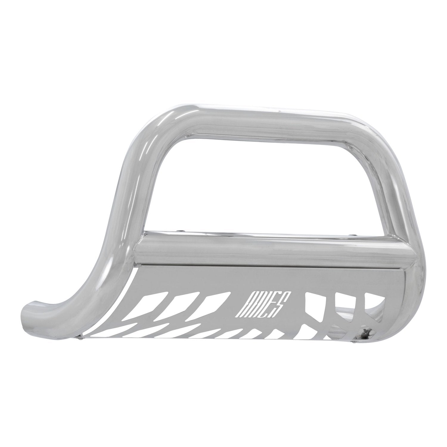 3-Inch ARIES Polished Stainless Steel Bull Bar, No-Drill, Select Toyota Tacoma