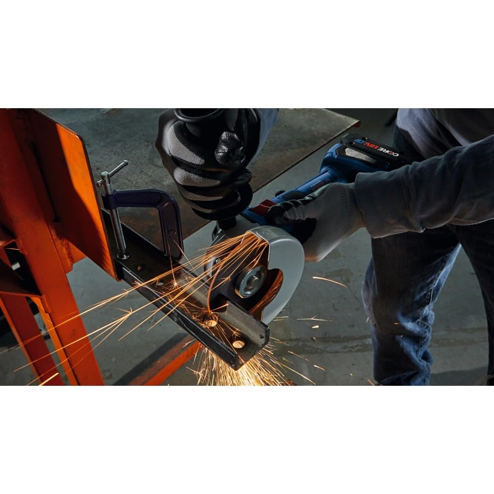 Bosch 18V GWS18V-8B15 Brushless 4-1/2 In. Angle Grinder Kit with (1) CORE18V® 4 Ah Advanced Power Battery