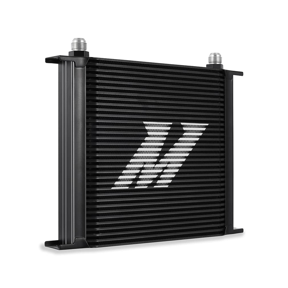 Mishimoto 34-Row Universal Thermostatic Oil Cooler Kit, Black