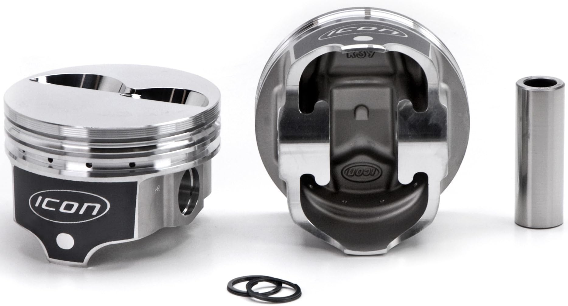 Icon Piston, Icon Pistons Premium Forged, 4.060 in Bore, 1/16 x 1/16 x 3/16 in Ring Grooves, Minus 4.90 cc