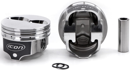 Icon Piston, Icon Pistons Premium Forged, 4.060 in Bore, 1/16 x 1/16 x 3/16 in Ring Grooves, Minus 4.90 cc