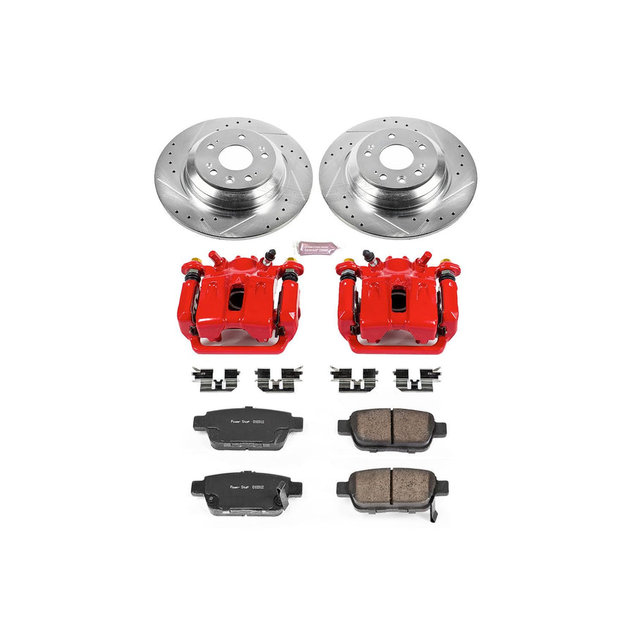 Power Stop KC5602-26 Z26 Street Warrior Front Brake Kit For Chevrolet Camaro 2010-2015 [Model Specific]