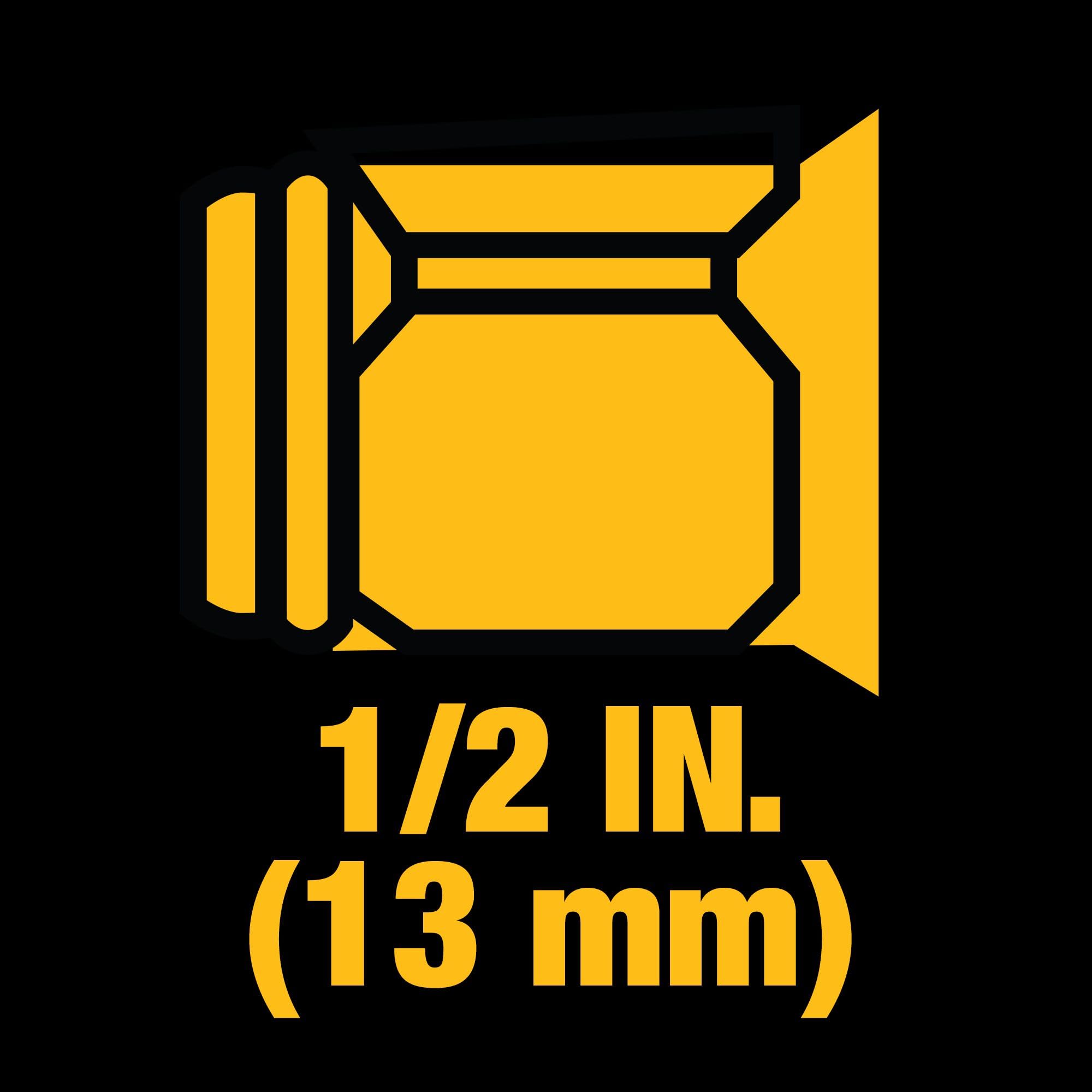 DEWALT Cordless 20V MAX Impact Wrench with Hog Ring Anvil, Brushless High Torque 1/2 Impact Gun, 4-Mode Speed, Includes Battery, Charger and Kit Bag (DCF900P1)