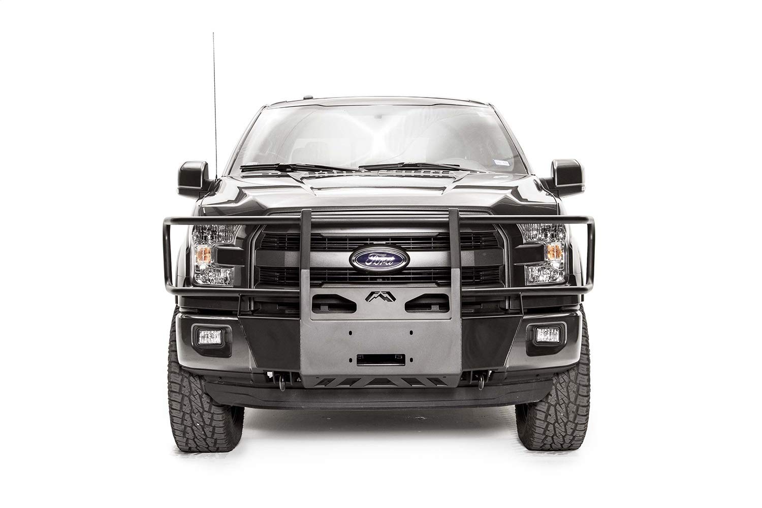 2015-2017 Ford F150 Fab Fours Full Grill Guard Winch Mount