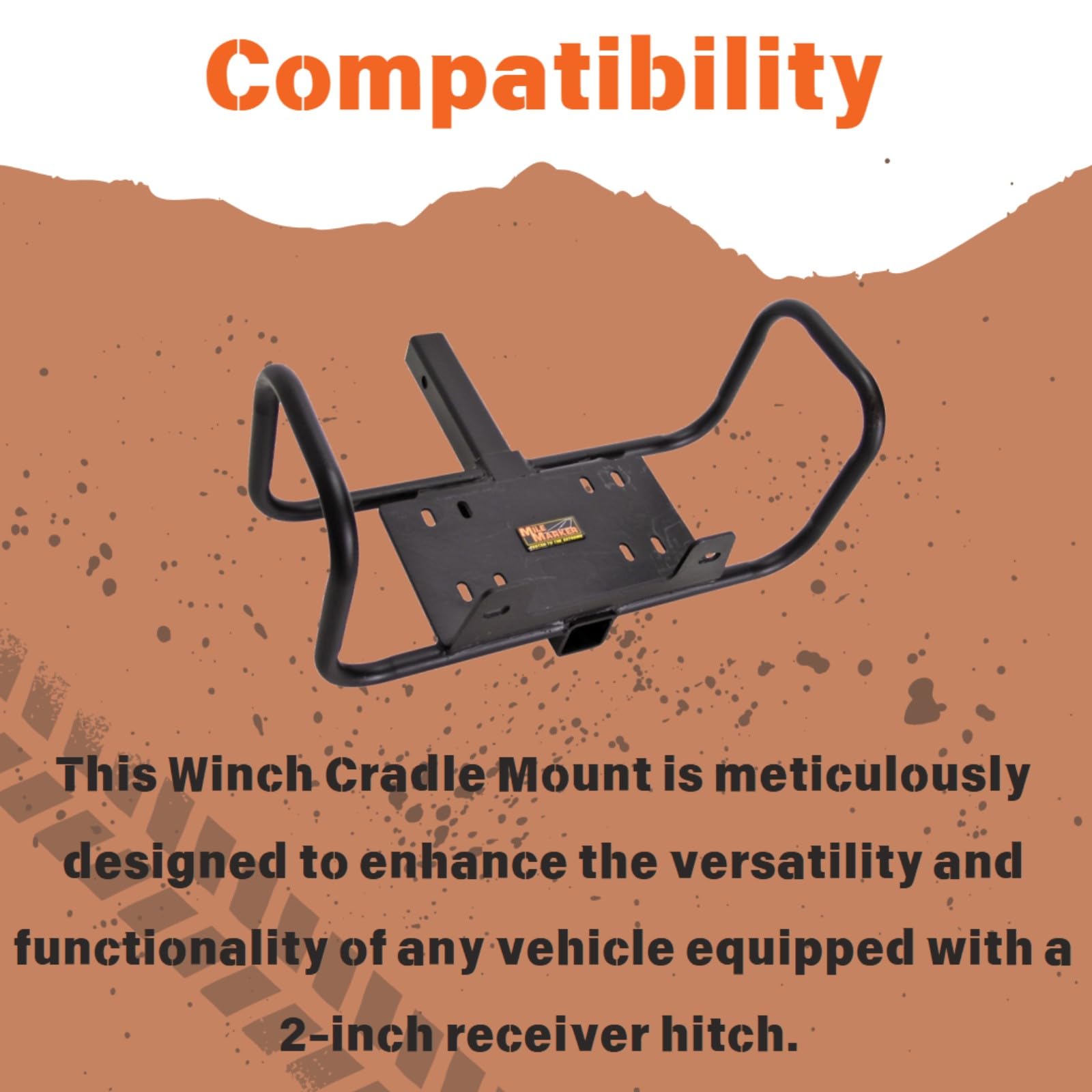 Winch Cradle Mount Mile Marker