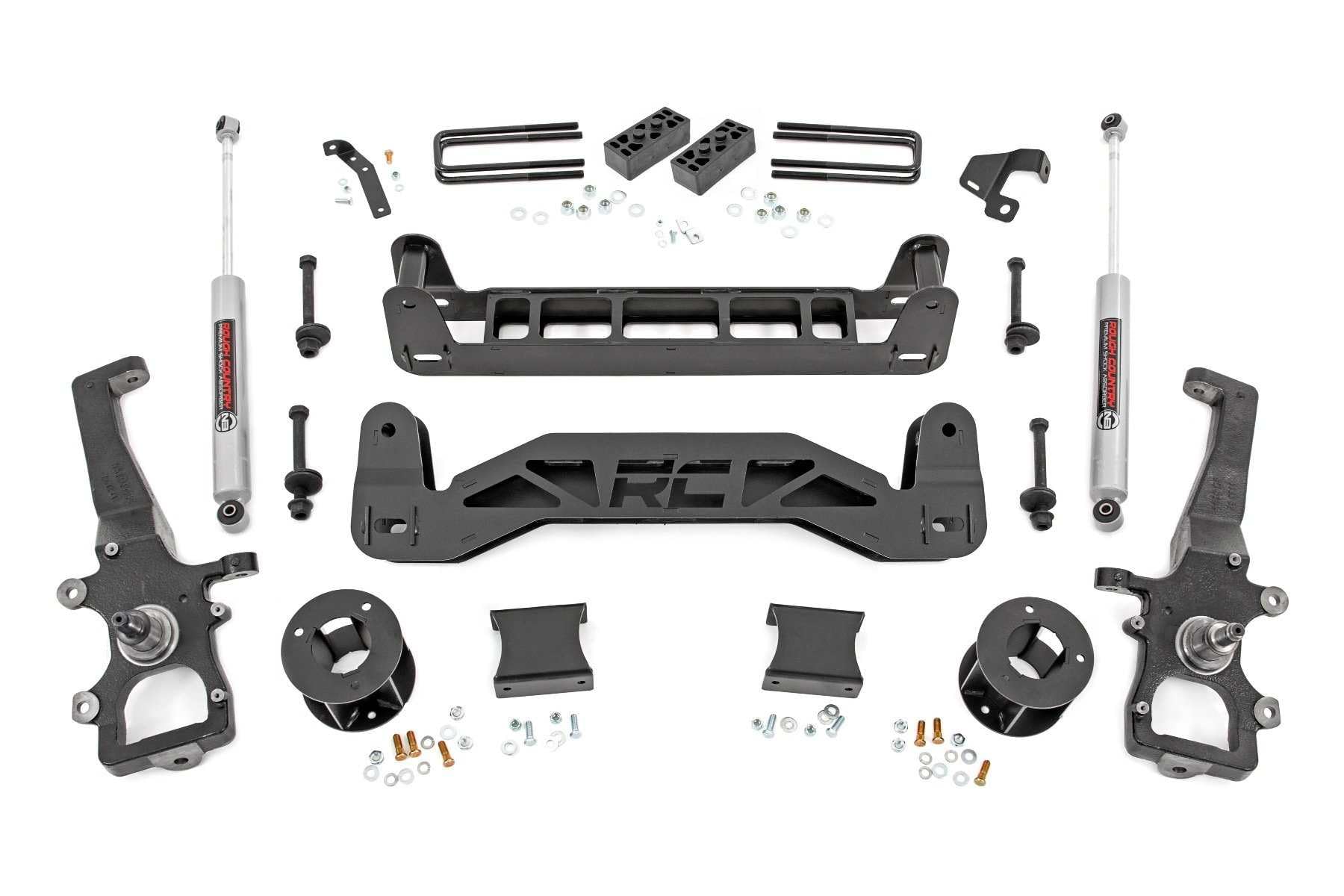 4" Rough Country Suspension Lift Kit for 2004-2008 Ford F-150 2WD - 52330