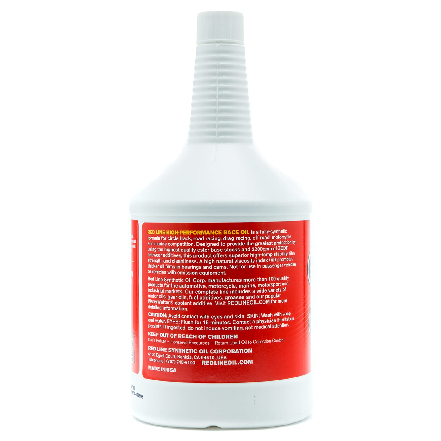 60WT Red Line Racing Oil Synthetic - Quart