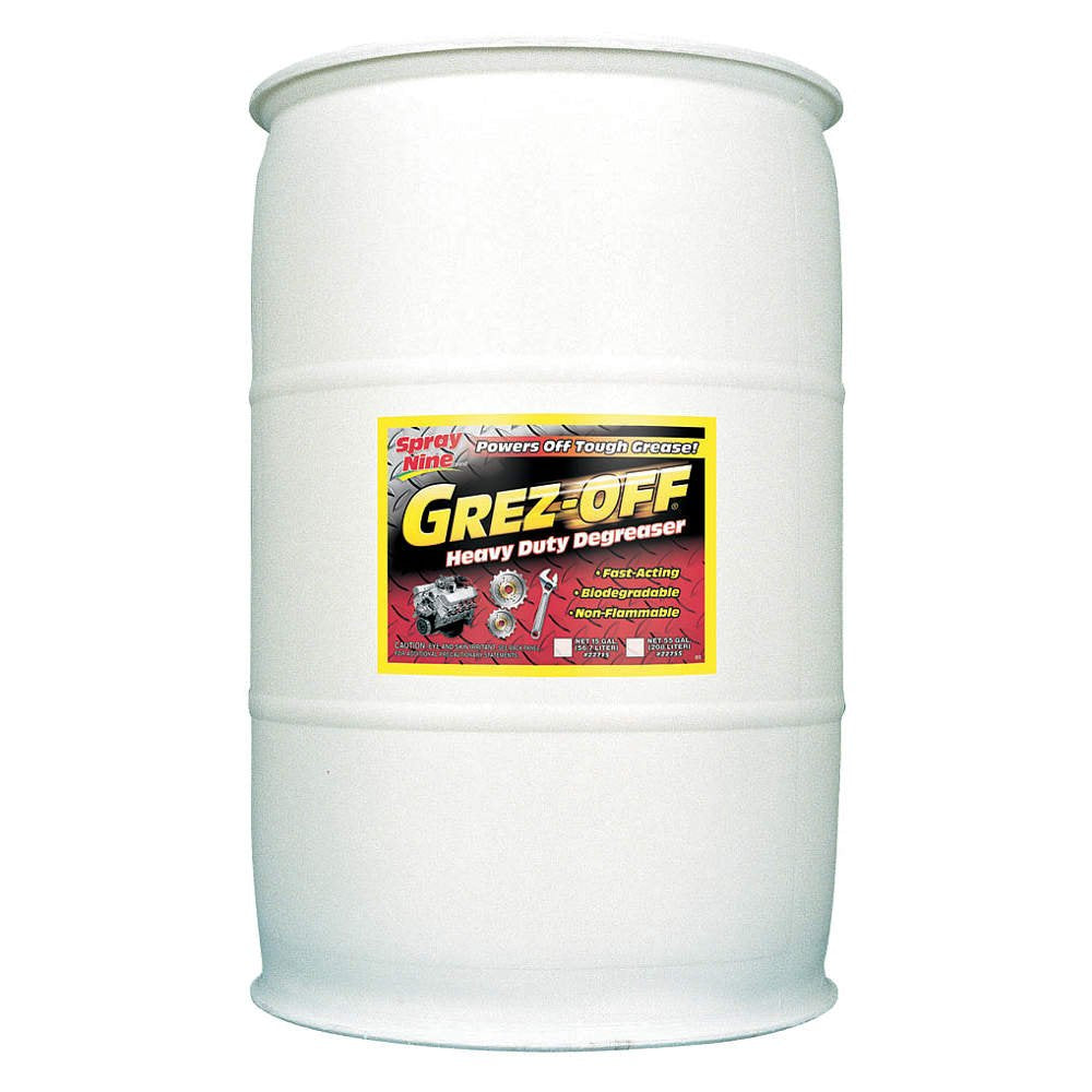 Grez-Off Spray Nine 22755 Heavy Duty Degreaser - 55 Gallon