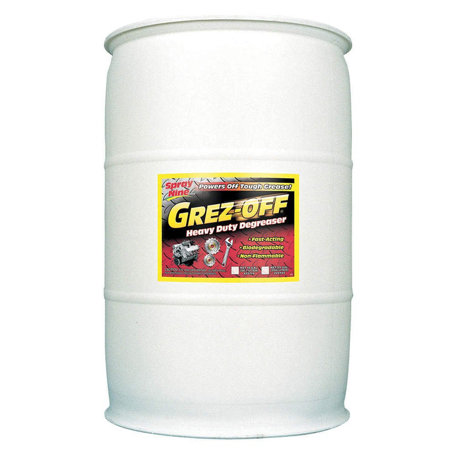Grez-Off Spray Nine 22755 Heavy Duty Degreaser - 55 Gallon