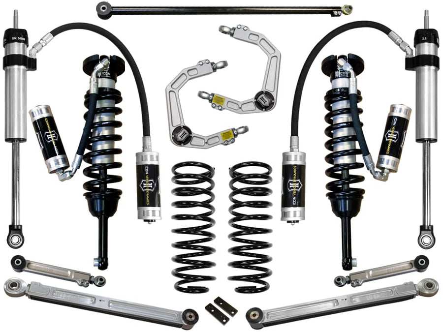 0-3.5" Lift ICON Stage 6 Suspension System, Billet UCA, Compatible with 03-09 4Runner/FJ Cruiser, K53056