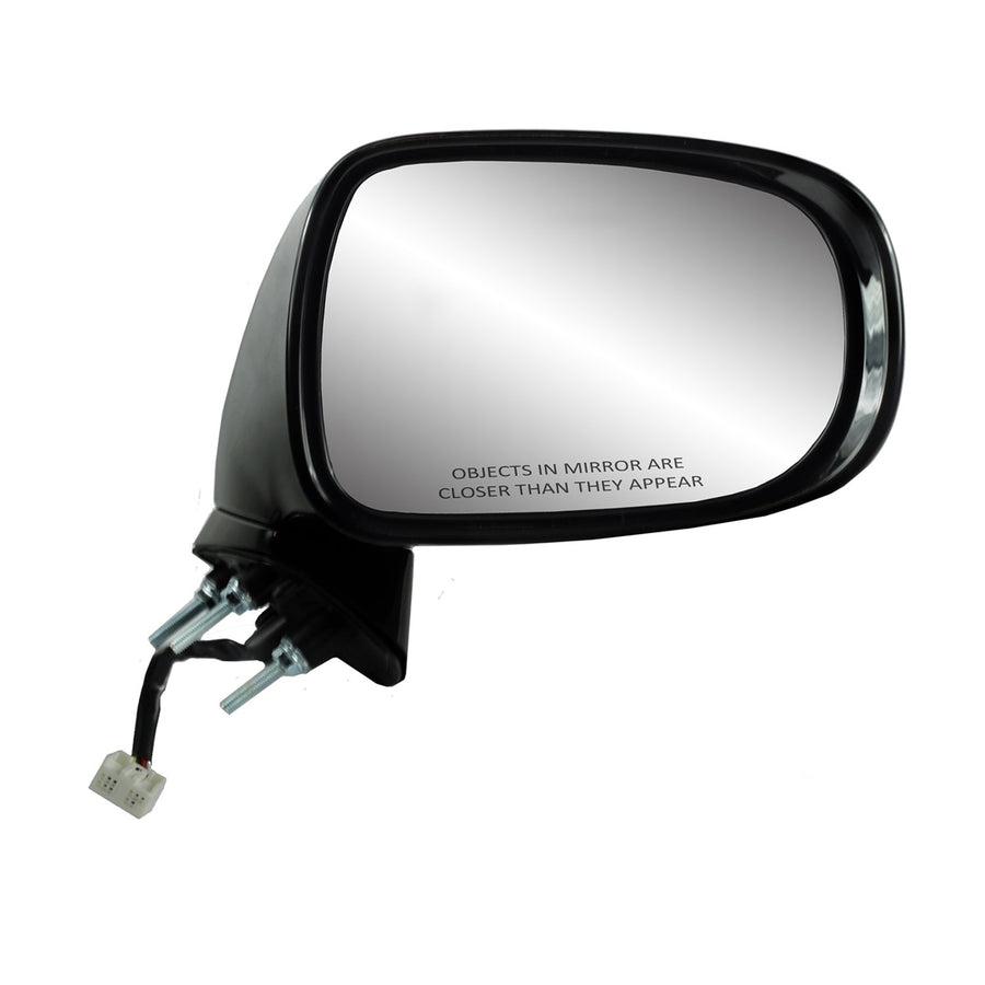 Fit System Mirror Passenger Side for Lexus IS250, IS350, Black w/PTM Cover, w/Puddle lamp, Foldaway, w/o Memory, w/o auto dimming, Heated Power
