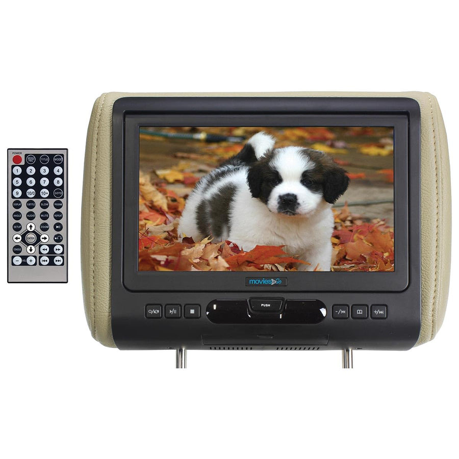 Single Audiovox 9 Headrest w. DVD AVXMTGHR9HD