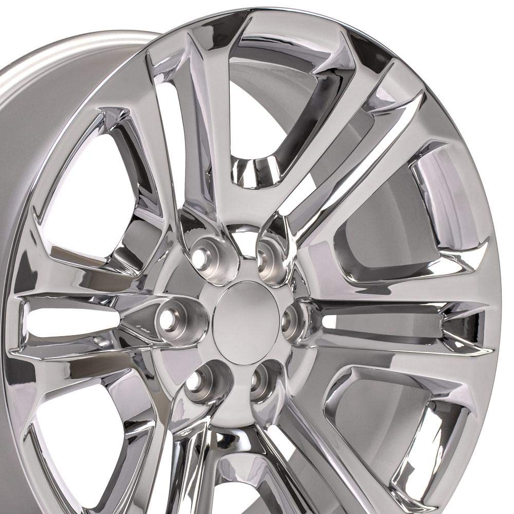 Chrome Wheel OE Wheels LLC CV99-22090-6550-24C Painted (22 x 9. inches /6 x 139 mm, 24 mm Offset)