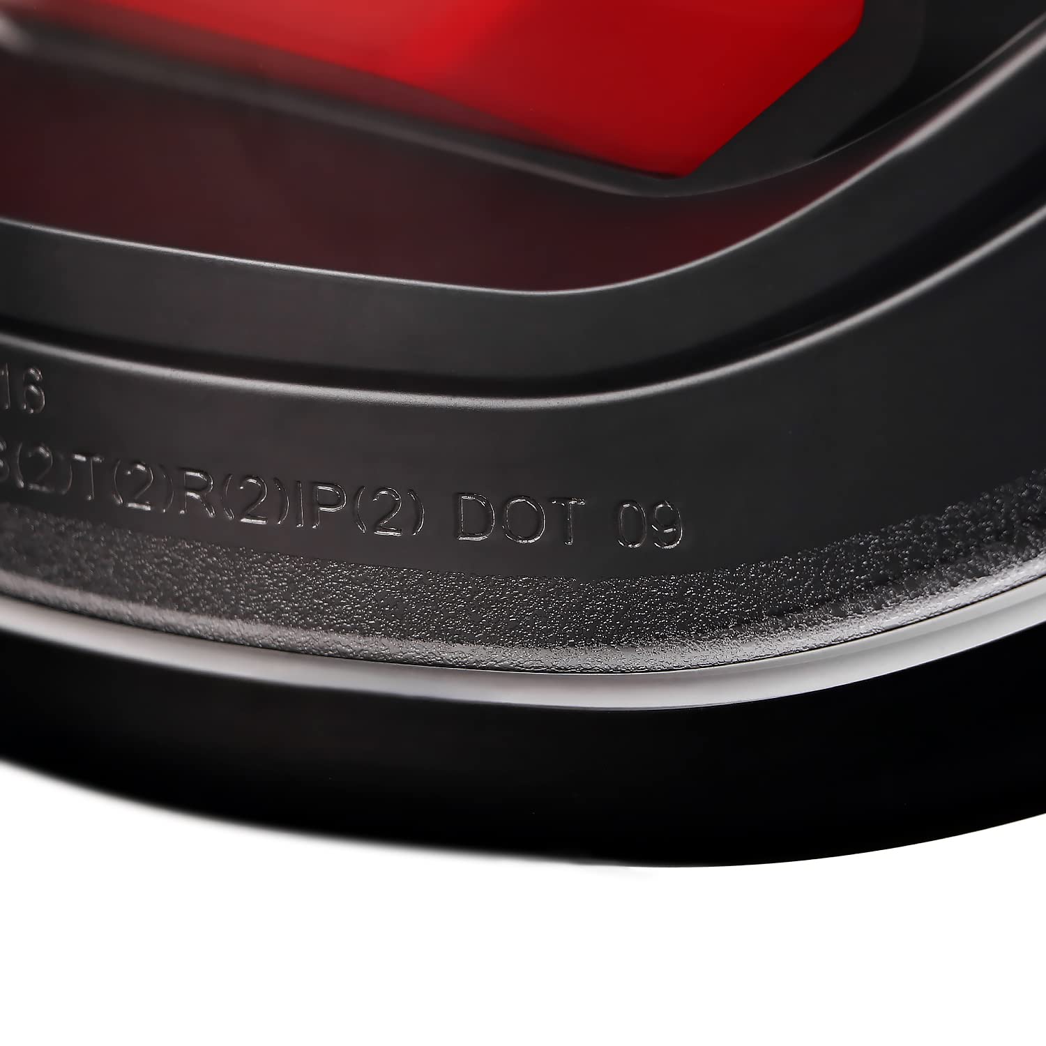 Spec-D Tuning Tail Lights Black w/Red LED Bar Compatible with 2009-2014 Ford F150, Left + Right Pair Assembly