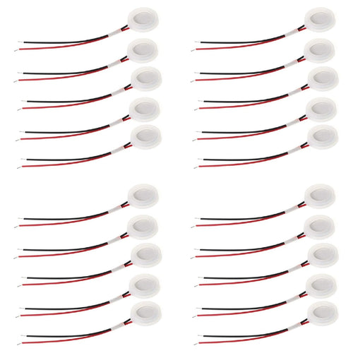 20 Pcs Bdfhjln 16mm 1.7MHz Ultrasonic Mist Maker Transducer Humidifier Parts Spray Head