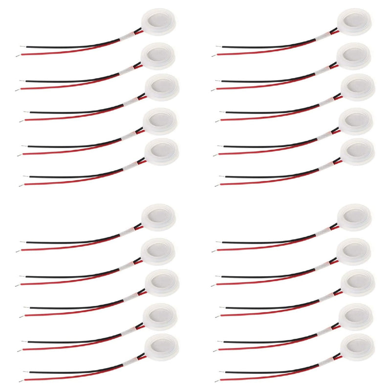 20 Pcs Bdfhjln 16mm 1.7MHz Ultrasonic Mist Maker Transducer Humidifier Parts Spray Head