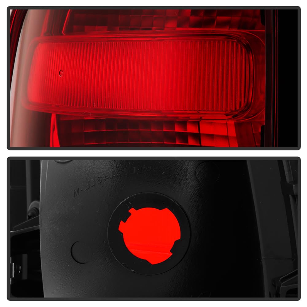 Dodge Ram 2500 Spyder (POE) 19-24 Halogen Big Horn/Tradesman Black Bezel Red Len Tail Light - OE Left (No Harness)
