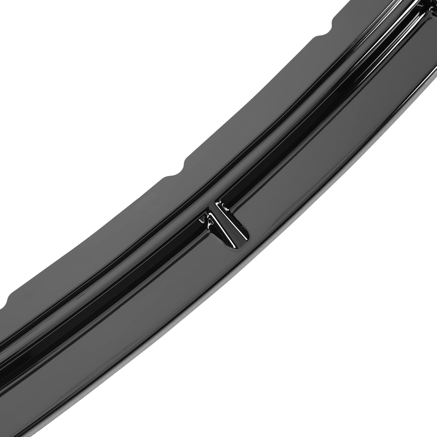 Front Bumper Lip Spec-D Tuning Glossy Black Compatible with 2013-2014 Ford Mustang V6/GT/Boss 302