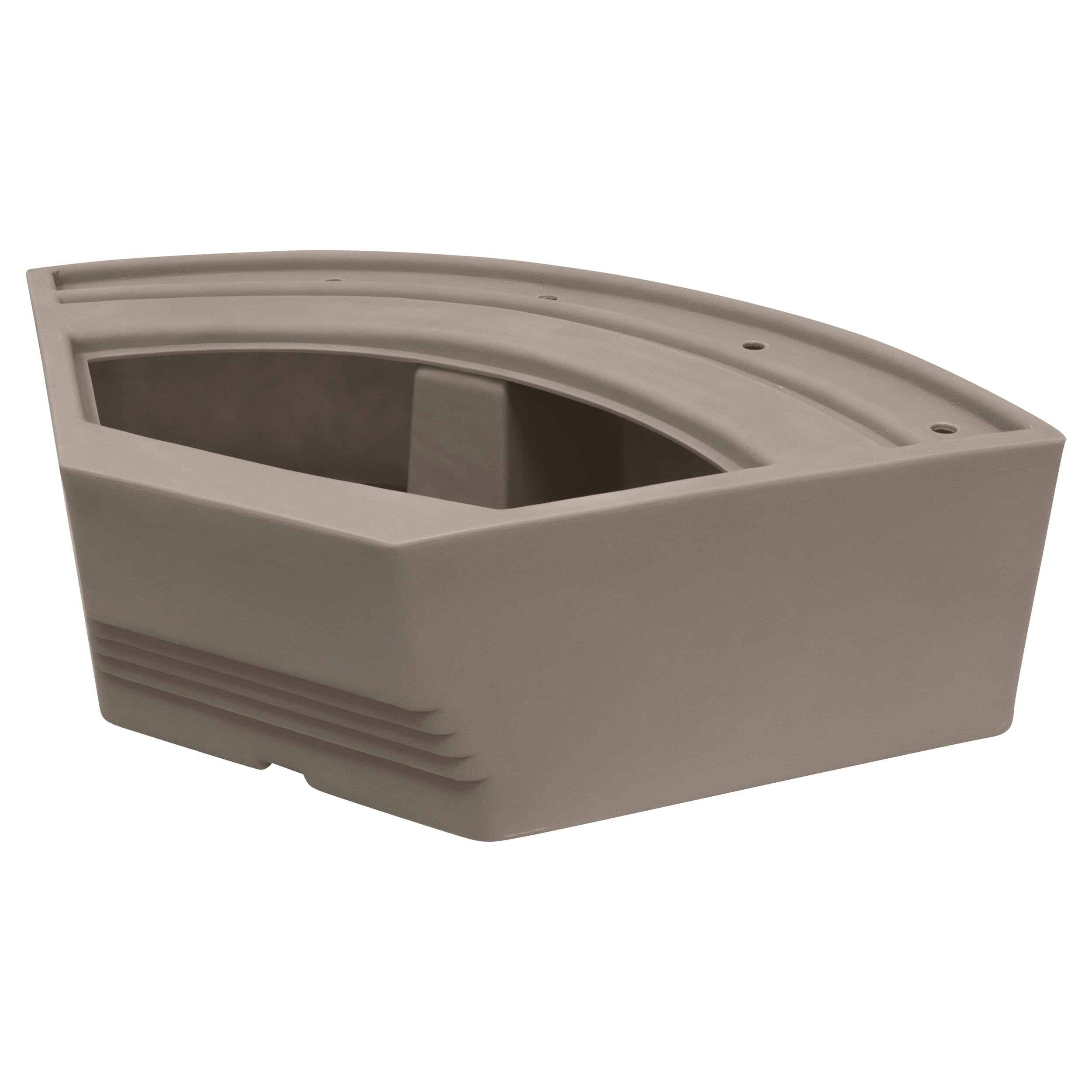 Wise Premier Series BM1146-1B-1725 Pontoon 32-Inch Bow Radius Corner Seat Base Only, Mocha Java