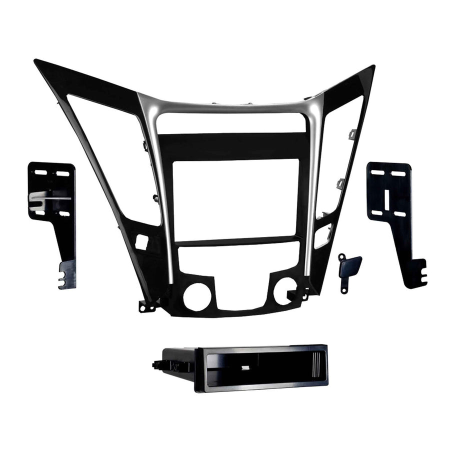 Metra 99-7342 Dash Kit for Single/Double DIN Stereo Installation (w/Out Factory NAV) 2011 Hyundai Sonata GLS/SE 2012-2014 Sonata & 2011-2013 Sonata Hybrid