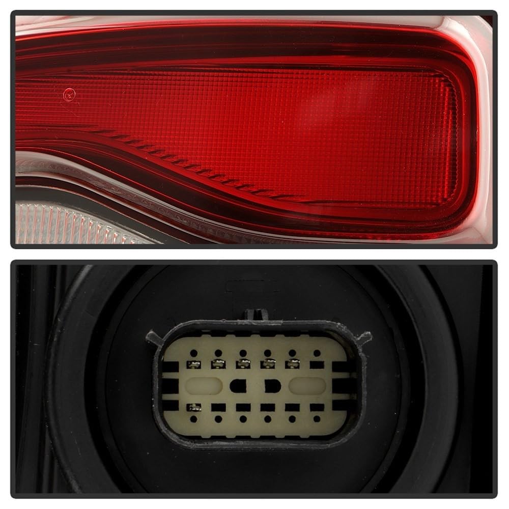 Dodge Ram 2500 Spyder (POE) 19-24 w/o Blind Spot Detection Black Bezel LED Tail Light - OE Left