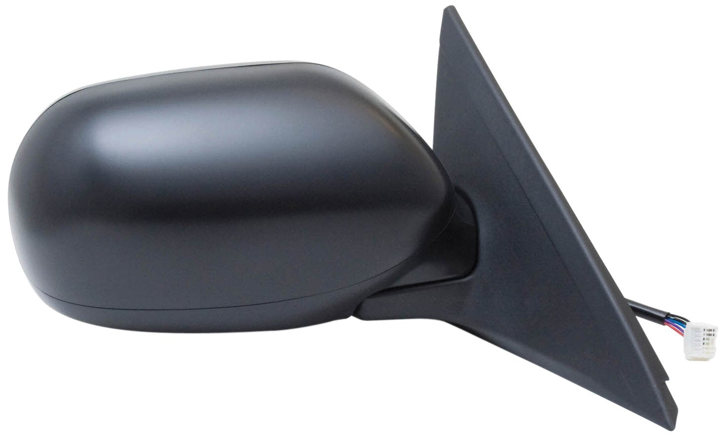 Mirror Passenger Side for Subaru Impreza, Impreza WRX, Black, PTM Cover, Foldaway, Power